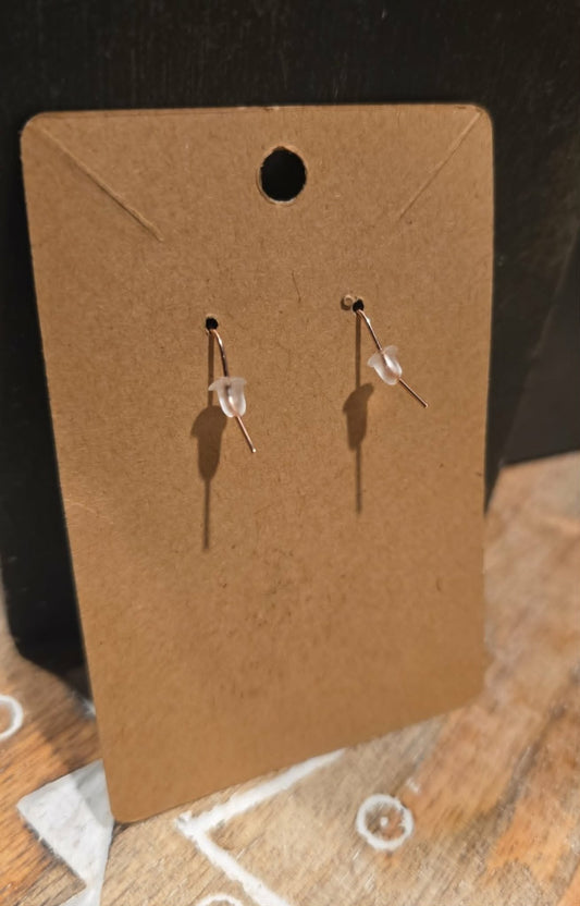 Rose Gold Geometric Statement Earrings
