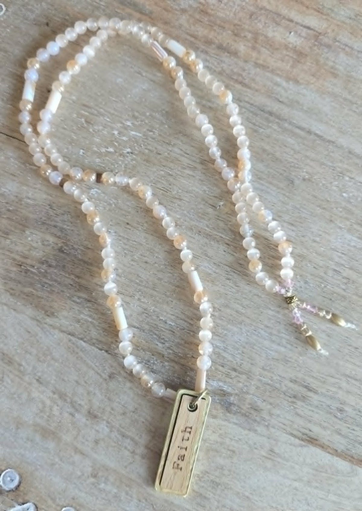 Faith Beaded Necklace