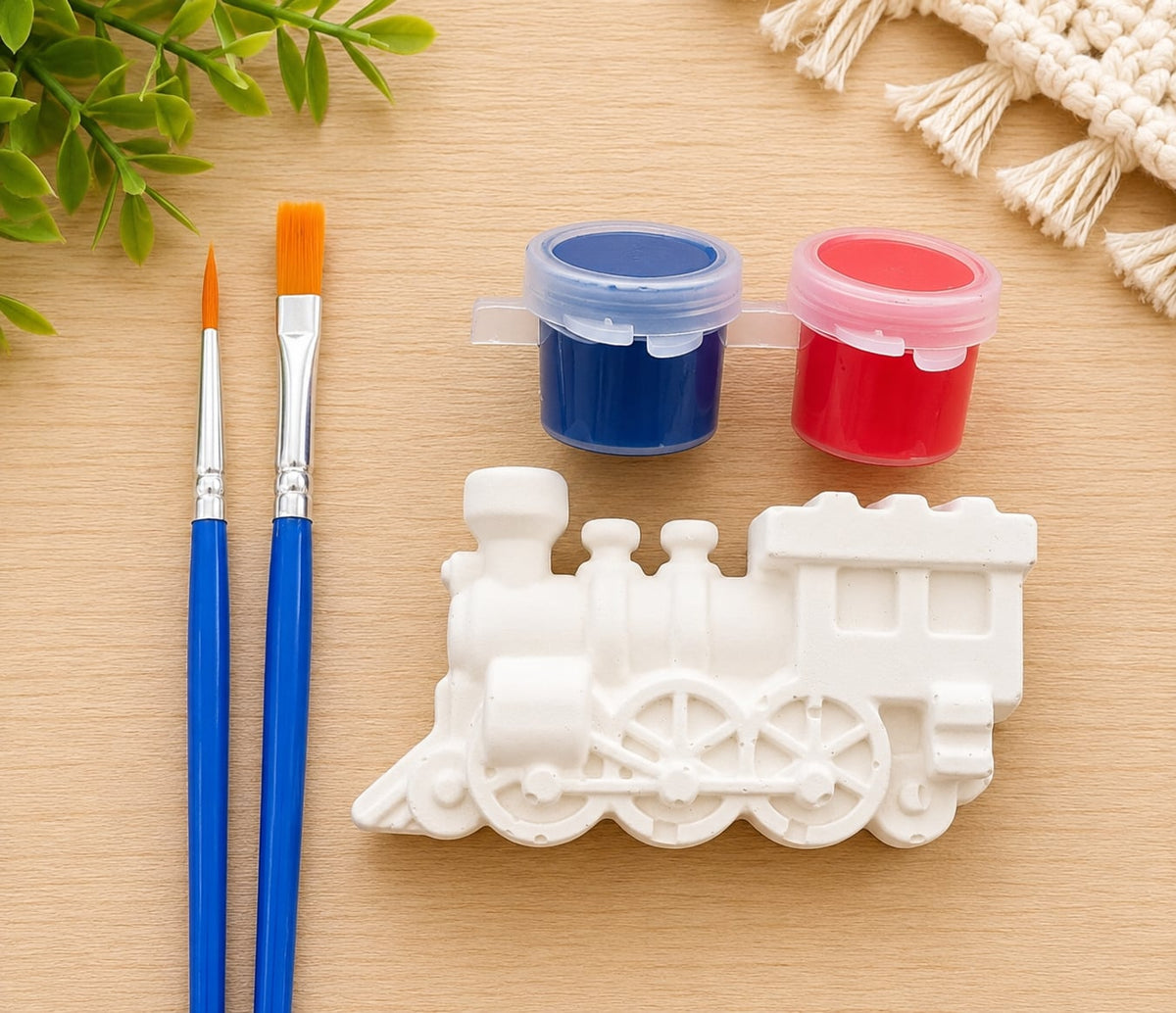 Train Paint Kit- Handmade by Young Artist