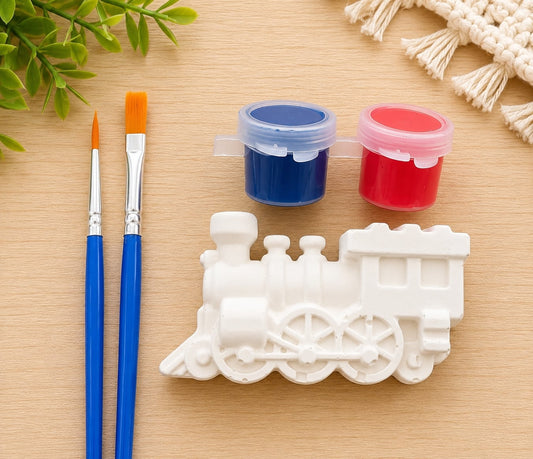 Train Paint Kit- Handmade by Young Artist