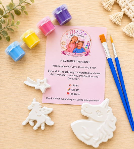 Unicorn Paint Kit | DIY Kids Craft Kit | Paint Your Own Unicorn Set