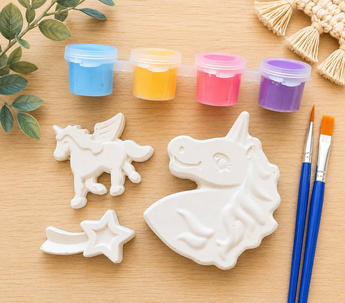 Unicorn Paint Kit | DIY Kids Craft Kit | Paint Your Own Unicorn Set